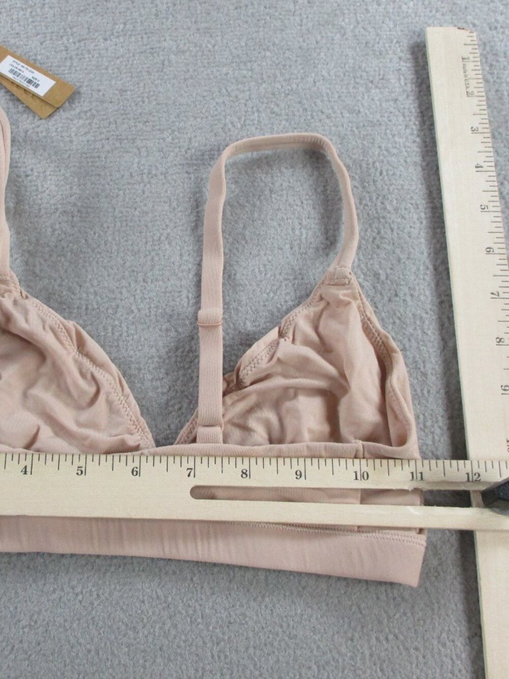SKIMS Triangle Bralette Womens Small Mica Beige Triangle Bralette NEW - Picture 5 of 6